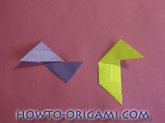 Star origami instruction 17