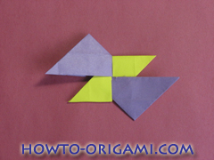 Star origami instruction 6